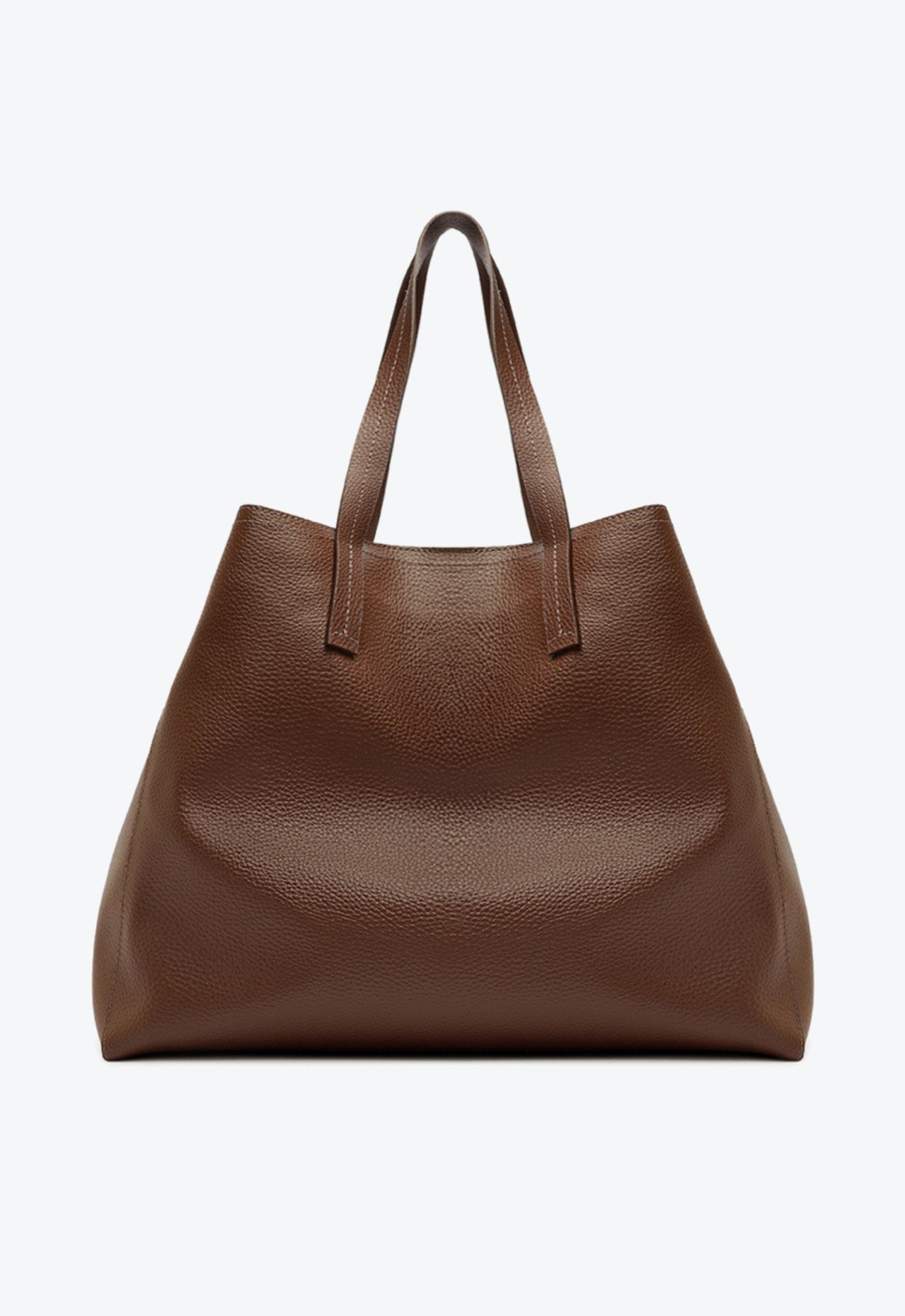 Bolsa Shopping Grande Eco Tec Marrom | ZZ MALL