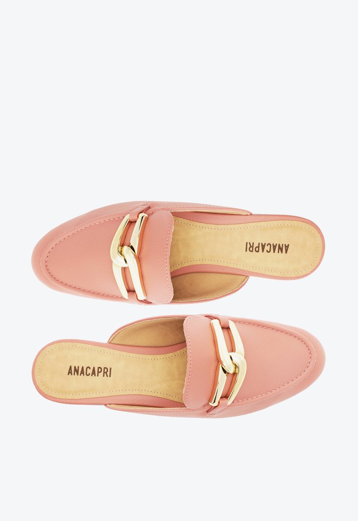 Mule Rosa Anacapri Bridão Entrelaçado | ZZ MALL