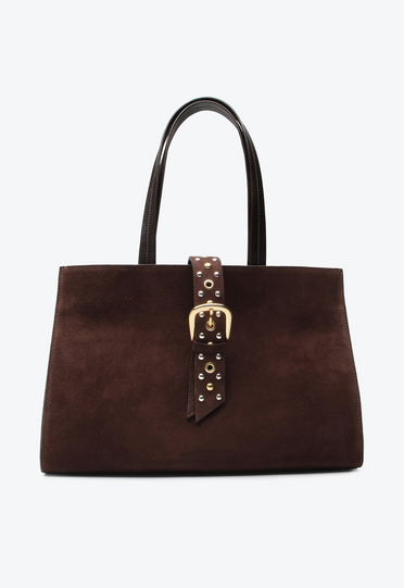 トシ Bolsa Tote Thaila Grande Marrom | ZZ MALL