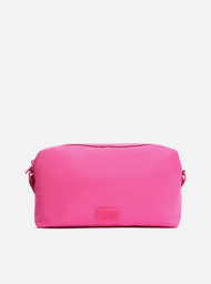 Bolsa Tiracolo Rosa Brizza Nylon Média