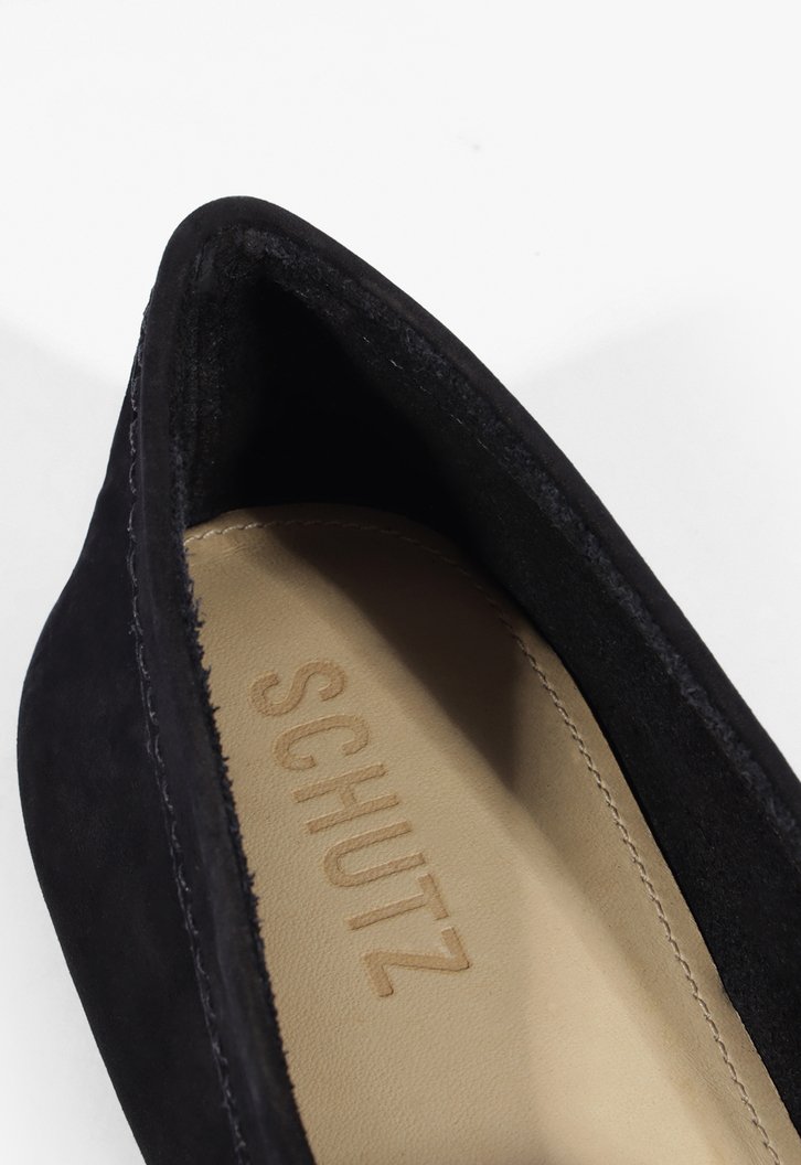 Sapato Mocassim Preto Schutz Nobuck