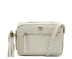Bolsa Crossbody Branca Anacapri Média Palha