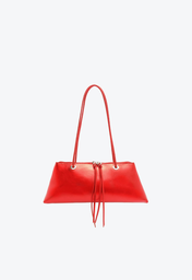 Bolsa Vermelha Schutz Média Slim Baguette Couro