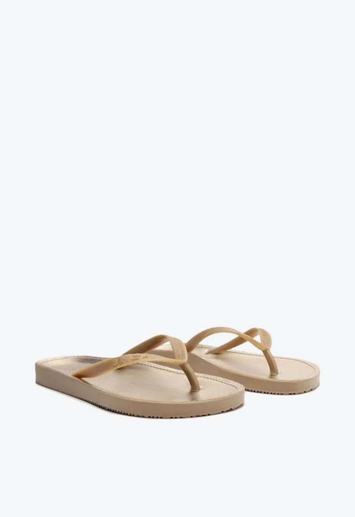 Chinelo De Dedo Dourado Brizza  Monocolor Fit