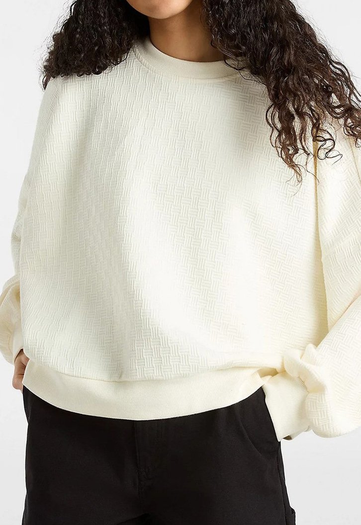 Moletom Sabine Loose Crew Marshmallow