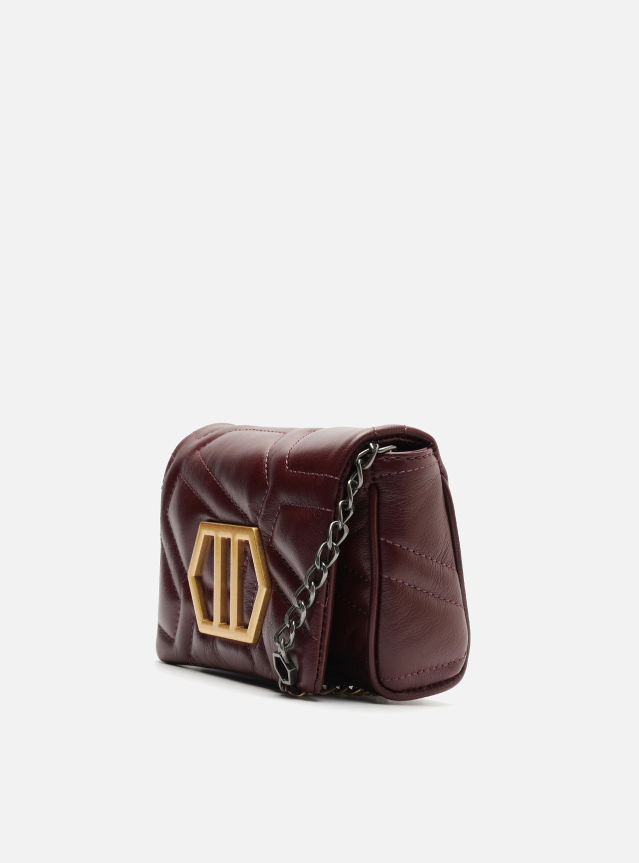 Mini Bag Tiracolo Bordô Arezzo Couro Emma | ZZ MALL