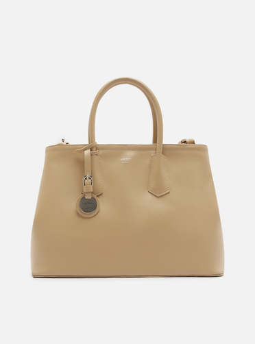 ee イー GRANDMA TOTE BEIGE Bolsa Tote Bege Giorno Grande Bag Charm | ZZ MALL