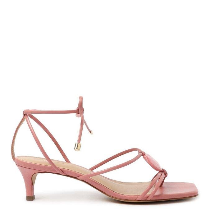 sandalia rose salto fino