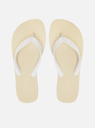 Chinelo de Dedo Branco Bicolor Roma Basics