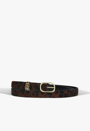 Cinto couro Animal Print