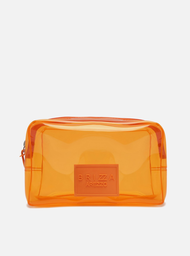 Necessaire Laranja Transparente Brizza