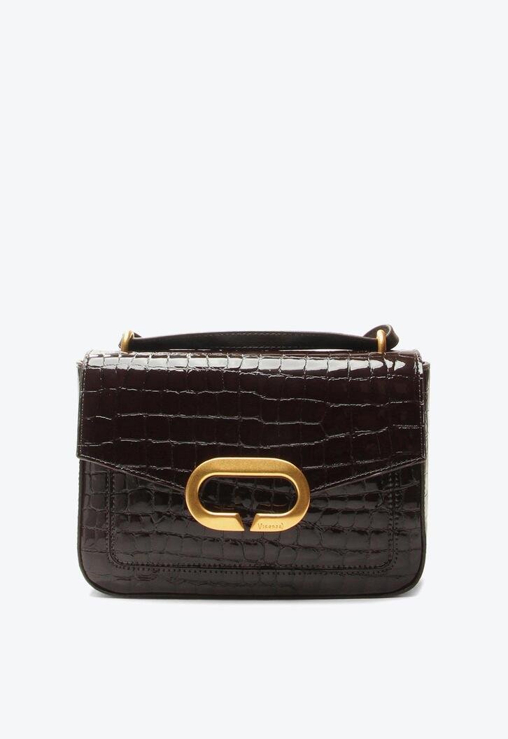 Bolsa Tiracolo Beatriz Média Marrom