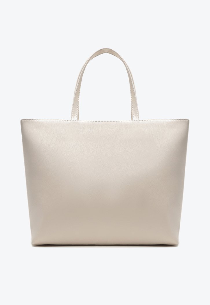 Bolsa Shopping Nude Zíper Grande