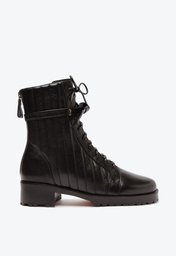 Quilted Clarita Combat Black