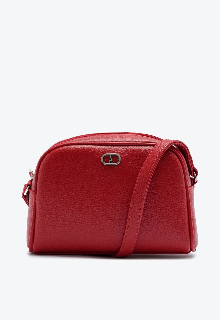 Bolsa Tiracolo Média Camera Vermelha