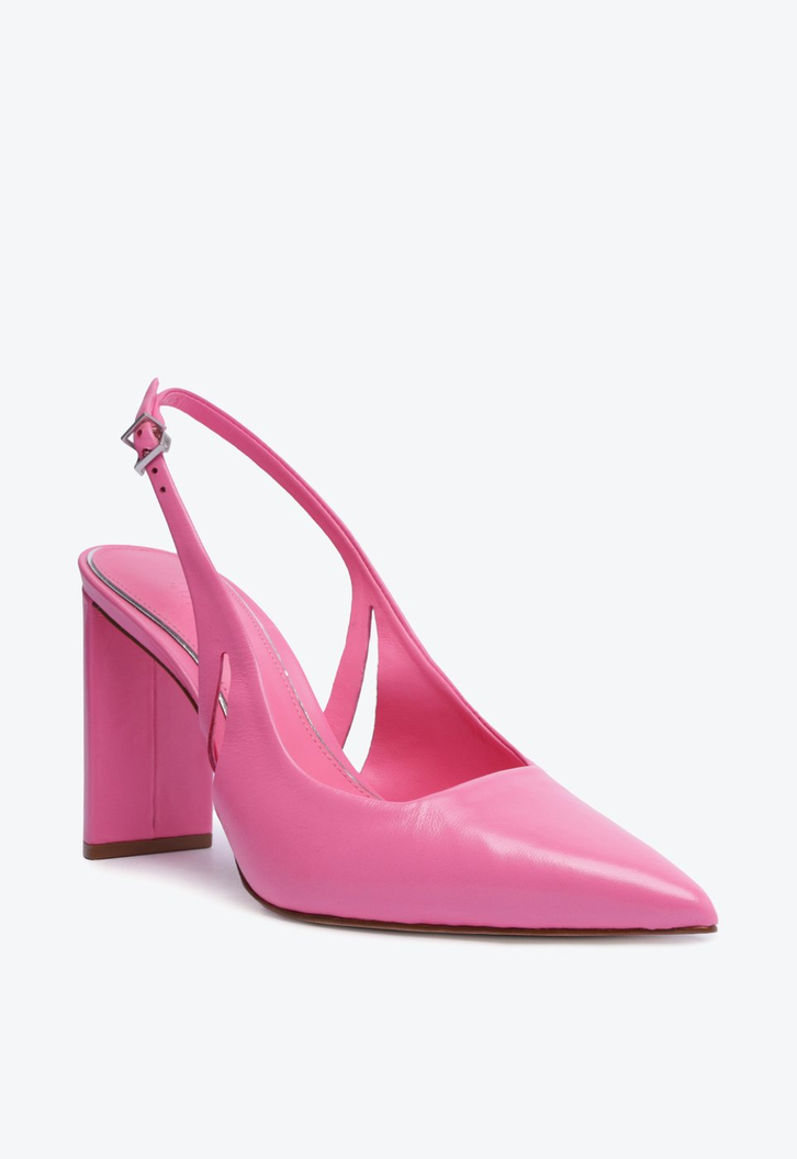 Sapato Scarpin Rosa Schutz Couro