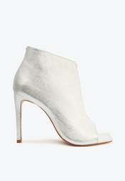Sandal Boot Branca Schutz Couro