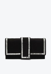 Bolsa Tiracolo Preta Arezzo Cetim Pequena
