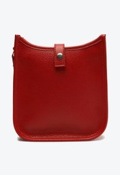 Bolsa Tiracolo Vermelha Arezzo Média Logo Perfurado