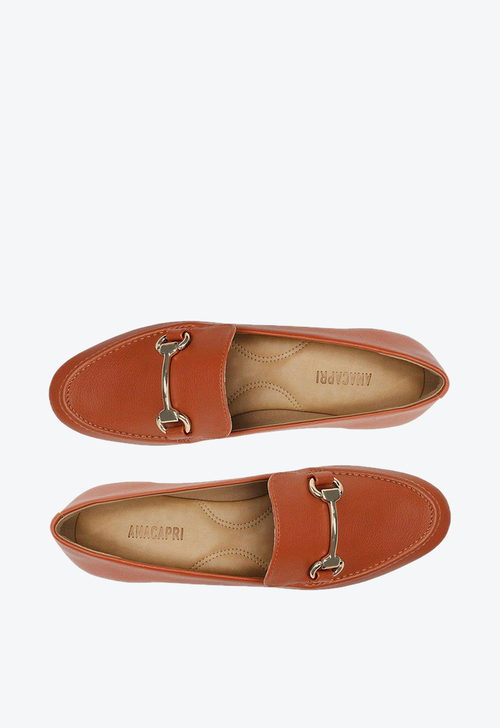 Mocassim Laranja Anacapri Bridão Essencial
