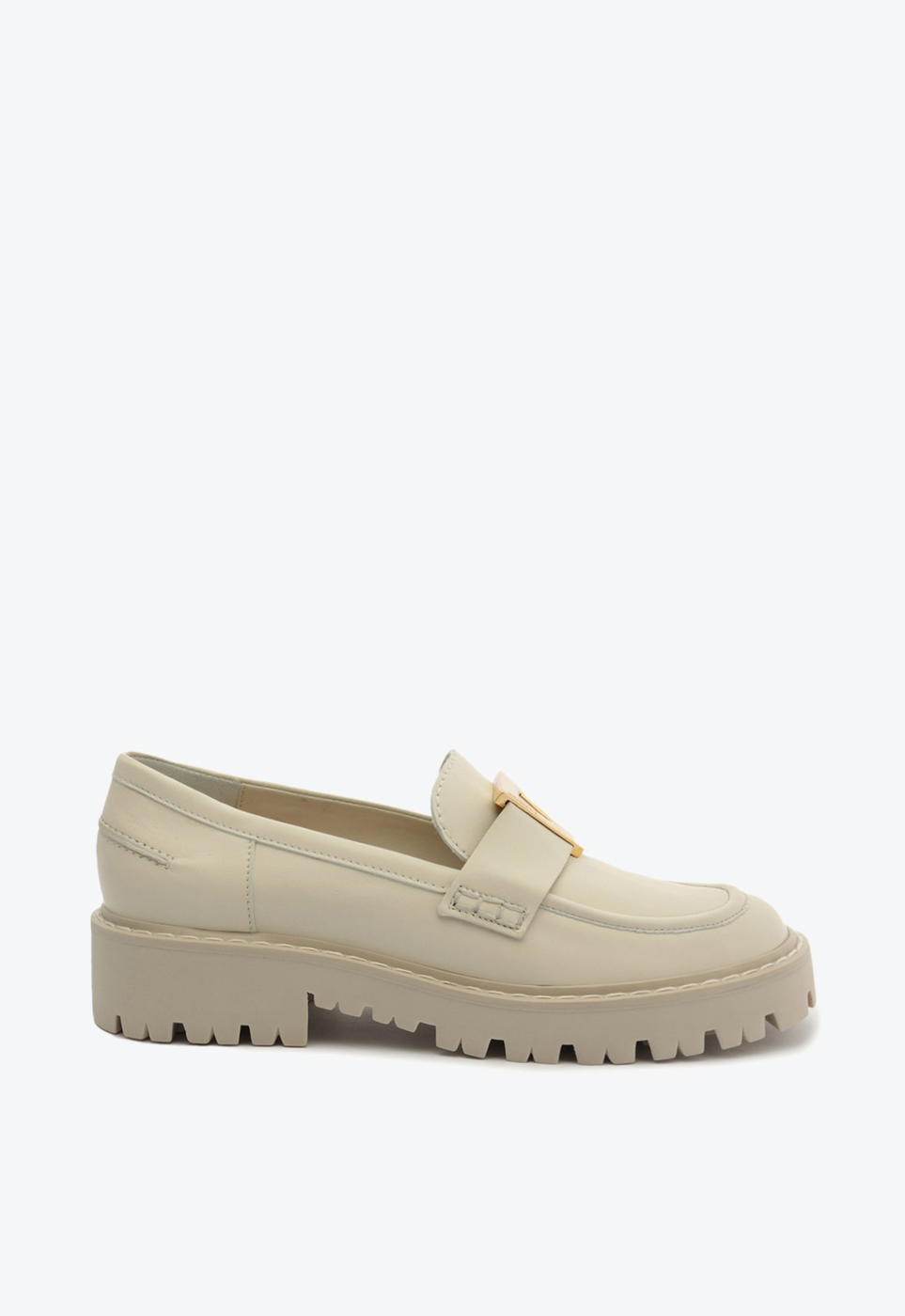 結婚祝い Christie Tratorado Schutz Bege Mocassim Id MALL ZZ | Couro ピアス