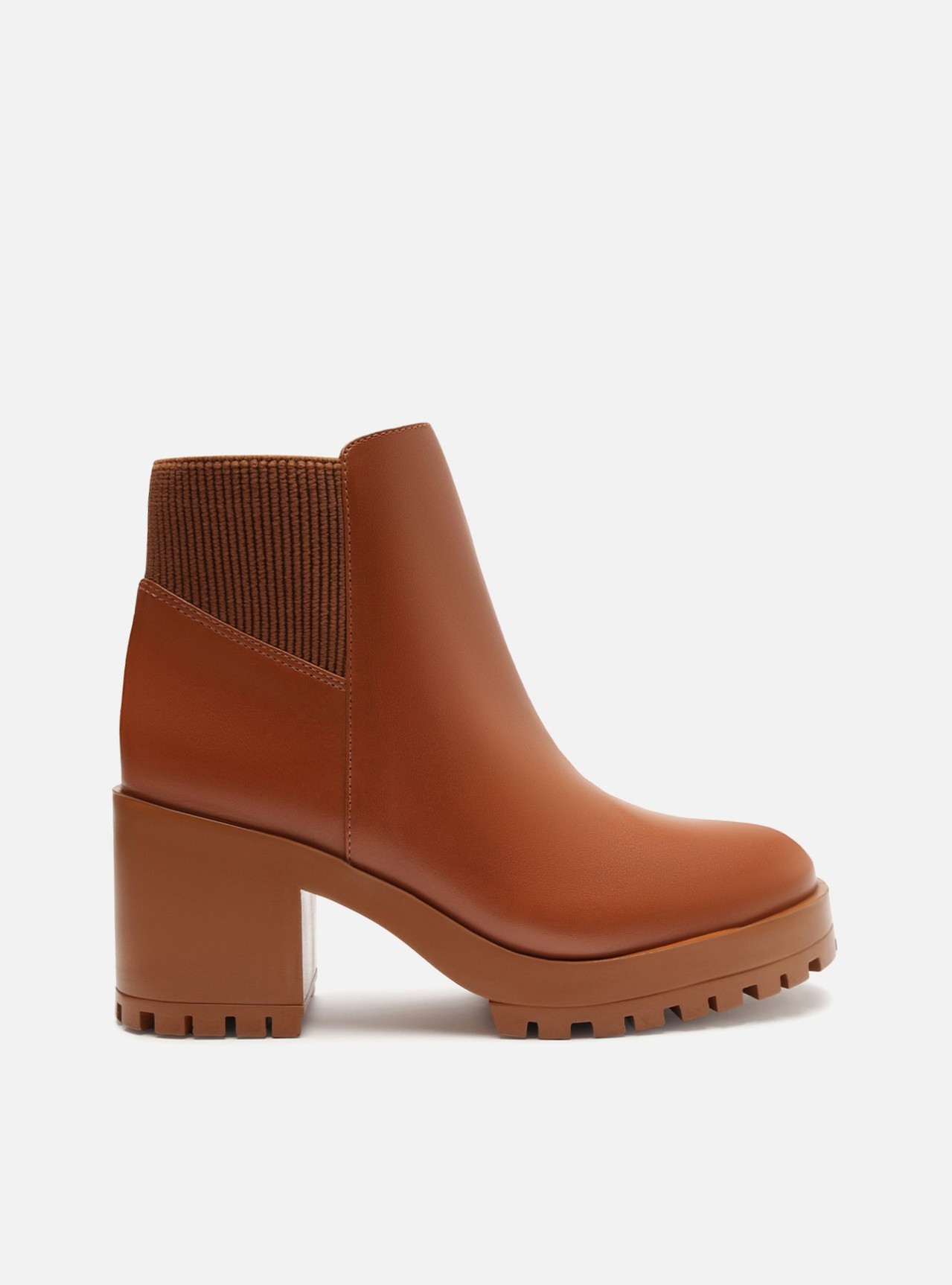 Bota Caramelo Cano Curto Arezzo Bota Caramelo Arezzo Couro Salto