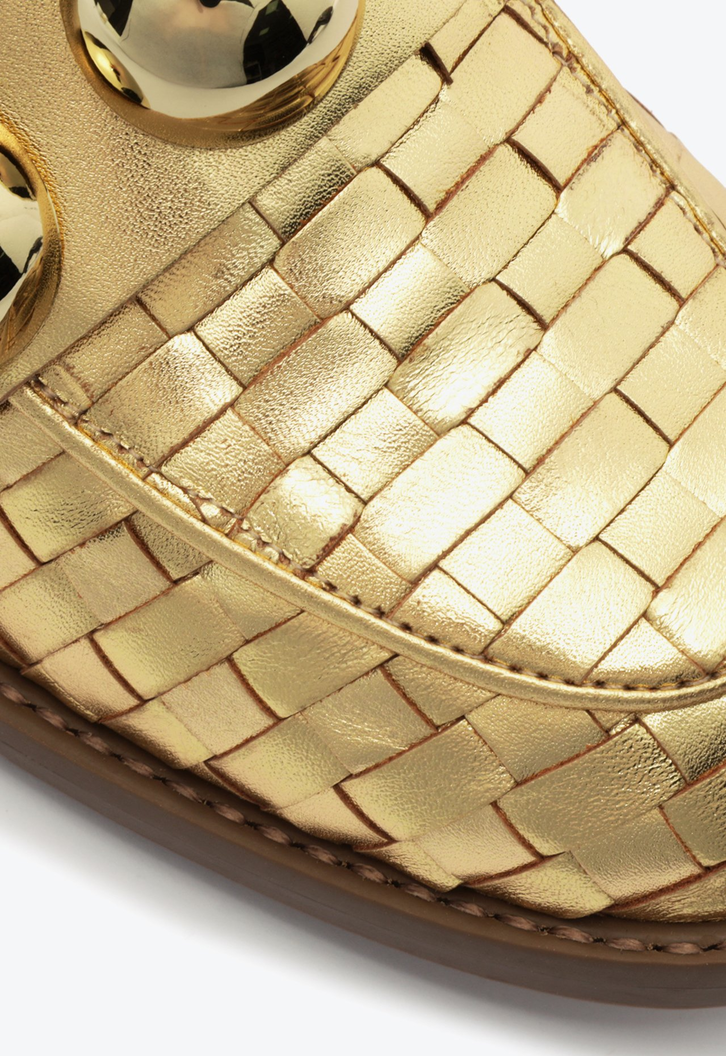 Mocassim Dione Dourado