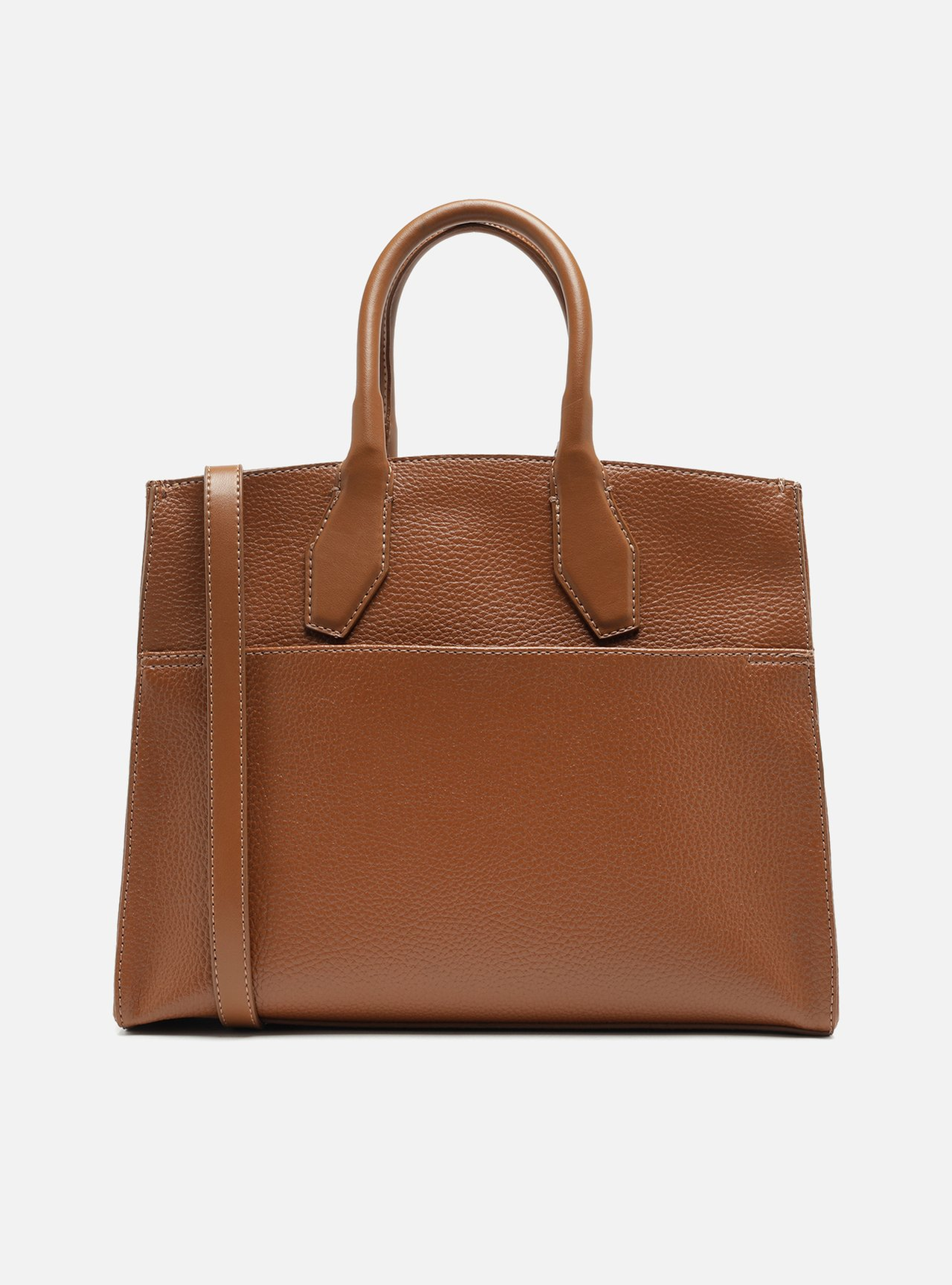 Bolsa Tote Marrom Giorno Grande Moldura | ZZ MALL