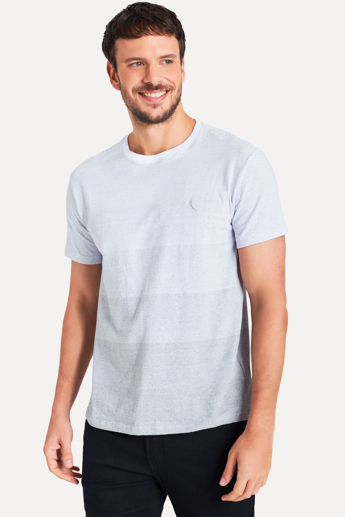CAMISETA CINZA RESERVA DEGRADE RECICLADO