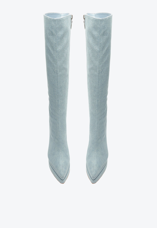 Bota Salto Bloco Elysee Up Jeans