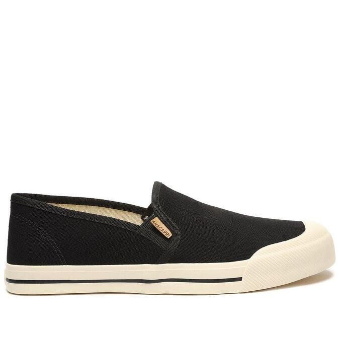 slip on preto anacapri