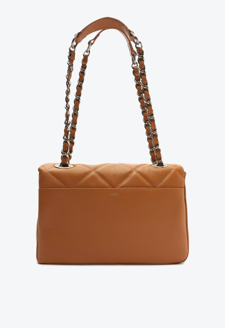 Bolsa Tiracolo Marrom Arezzo Couro Média Mizz