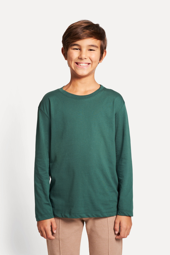 CAMISETA VERDE ESCURO RESERVA MINI PIMA CORES