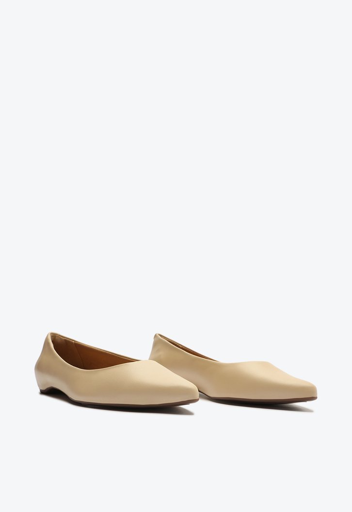 Sapatilha Nude Anacapri Bico Fino