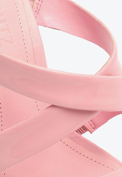 Sandália Mule Anabela Full Color Rosa