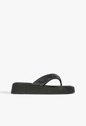 Chinelo Plataforma Bege Schutz Pret0