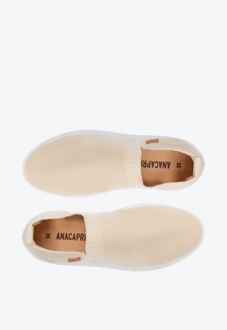 Tênis Slip On Nude Anacapri Sola Alta Knit