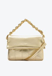 Bolsa Tiracolo Anacapri Pequena Cordão Dourada