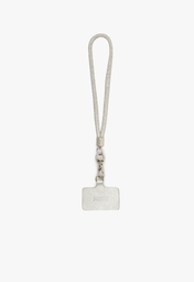 Cordão Celular Nancy Glam Cristais Branco