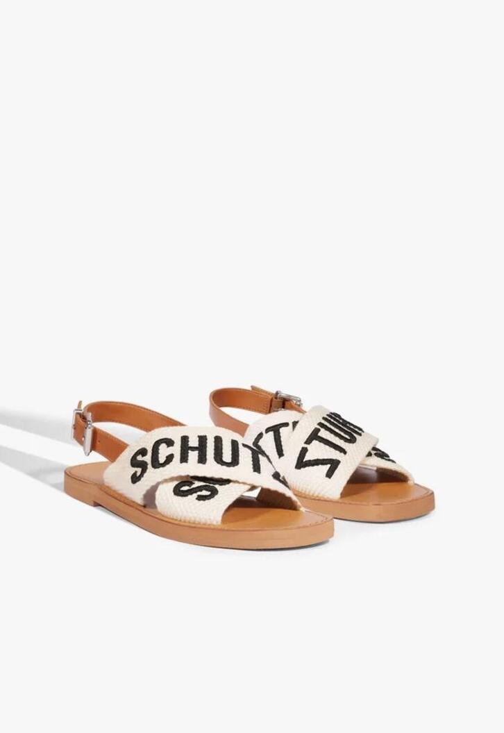 Rasteira Schutz Off White