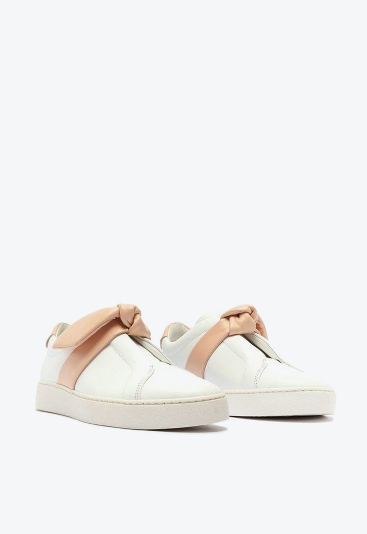 Asymmetric Clarita Sneaker Leather Nude