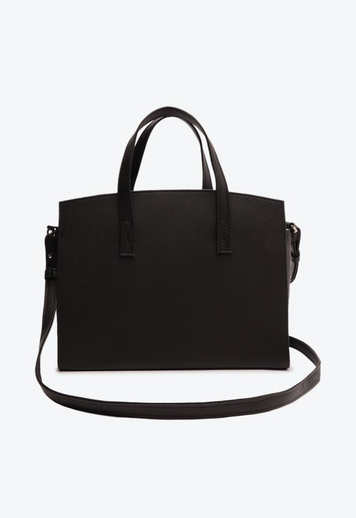 Bolsa Tote Preta Barbicacho Grande