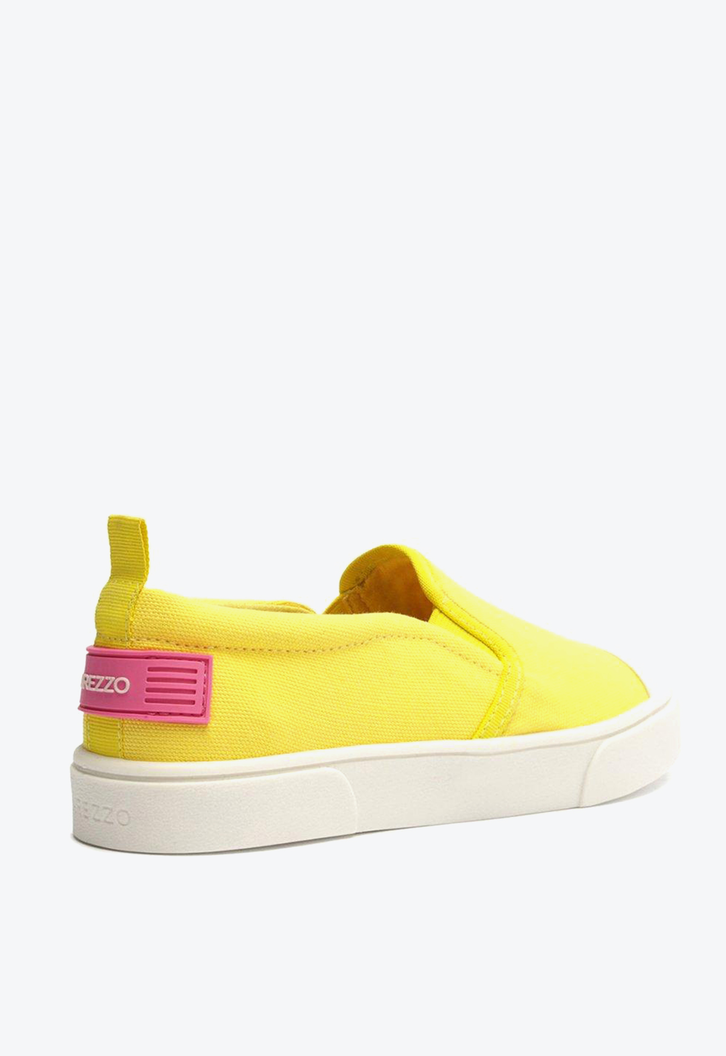 Tênis Slip Amarelo Arezzo On Lona Elásticos Bambini