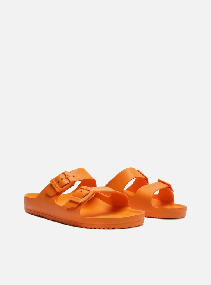 Slide Laranja Flatform Tiras Brizza