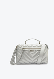 Bolsa Tiracolo Prata Schutz Mirella Couro