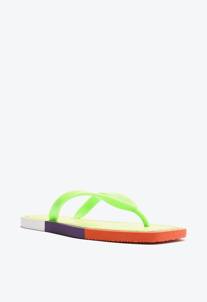 Chinelo De Dedo Multicolorido Brizza