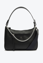 Bolsa Tiracolo Preta Anacapri Bolso Frontal Média