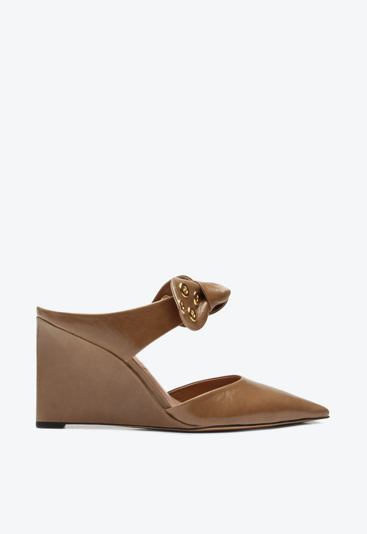 まる0324 Mule Clara Marrom | ZZ MALL