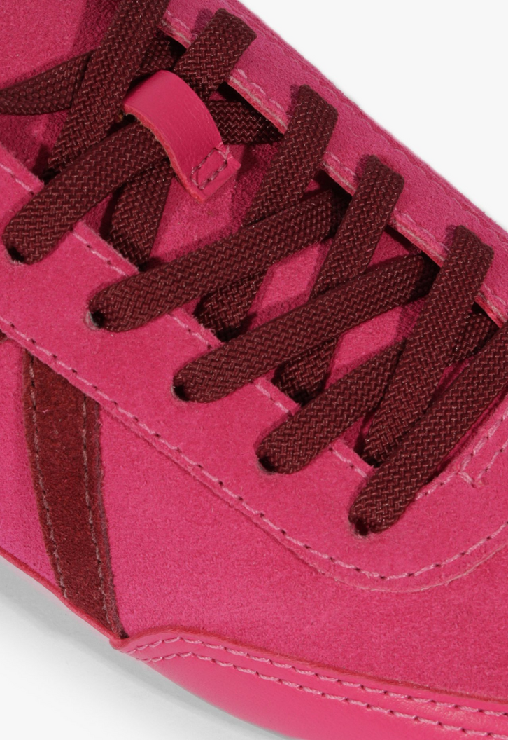 Tênis Retro 95 Couro Camurça Pink