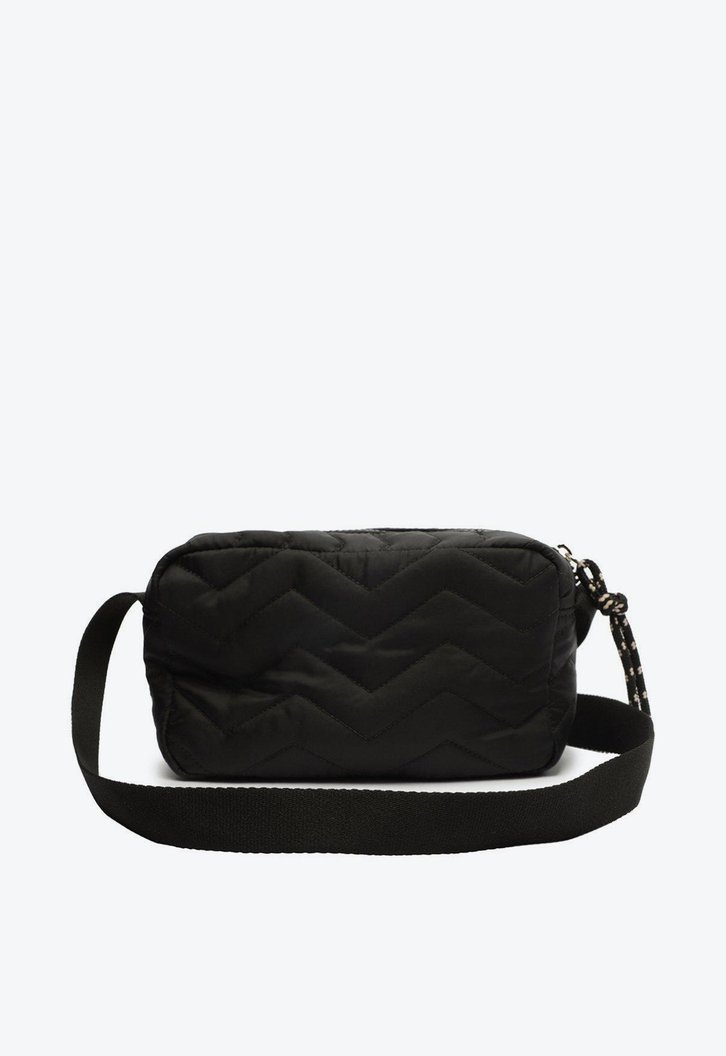 Bolsa Tiracolo Preta Matelassê Nylon